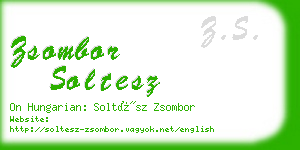 zsombor soltesz business card